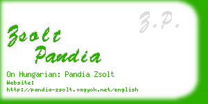 zsolt pandia business card